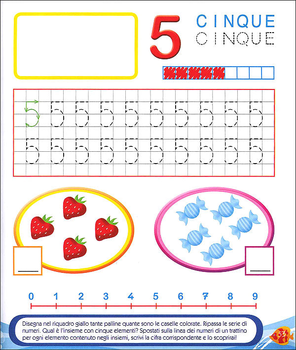Glu Glu - Gioco e imparo in vacanza 5/6 anni. Lettere e numeri - Con tanti adesivi