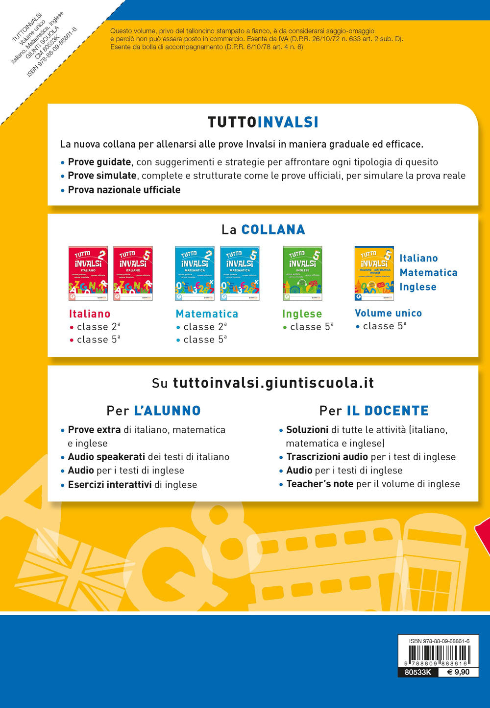 Tutto INVALSI - Italiano, Matematica, Inglese 5. Prove guidate - Prove simulate