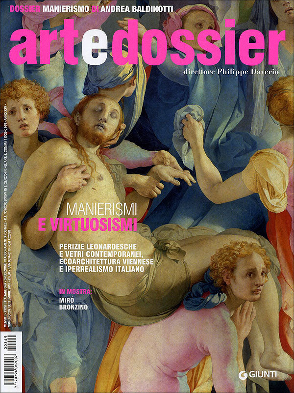 Art e dossier n. 269, settembre 2010. allegato a questo numero il dossier: Manierismo di Andrea Baldinotti