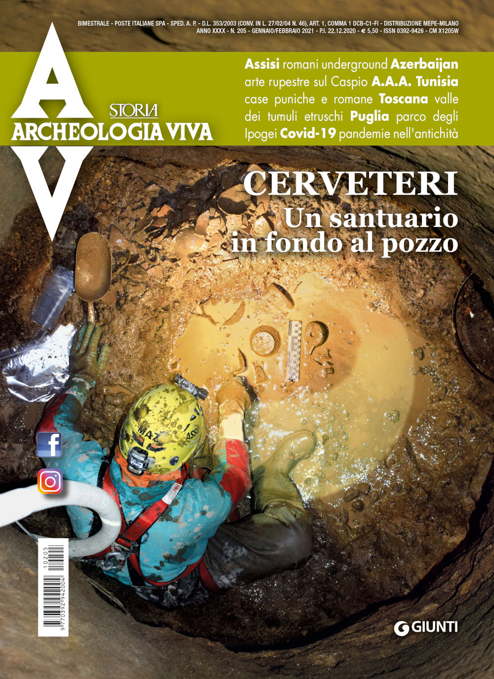Archeologia Viva n. 205 - gennaio/febbraio 2021. Rivista bimestrale