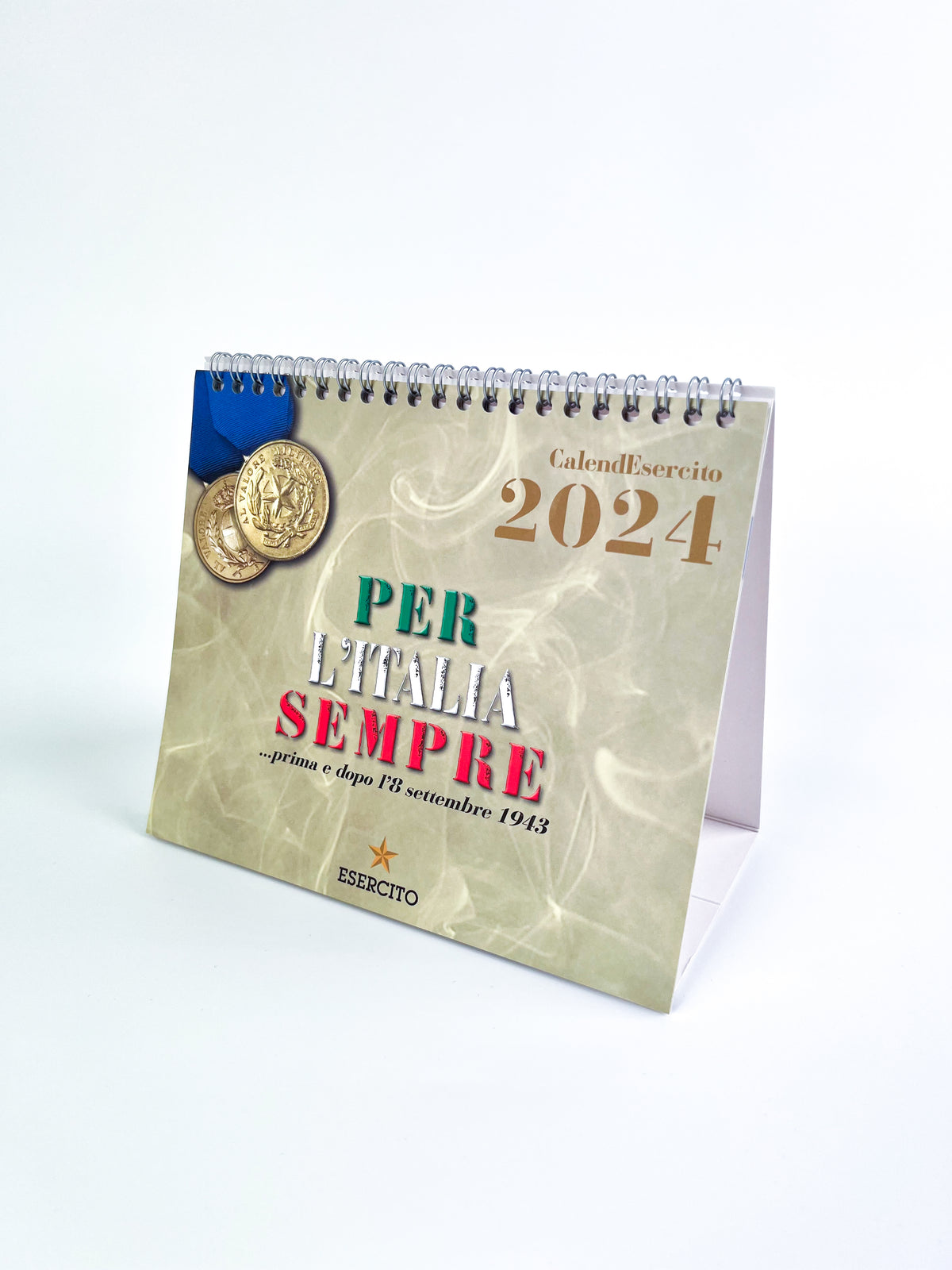 Calendario Esercito 2024 (da tavolo). Per l'Italia sempre... prima e dopo l'8 settembre 1943