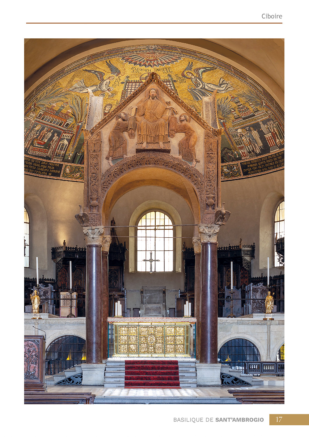 Basilique de Sant'Ambrogio. Histoire et cheufs-d'oeuvre