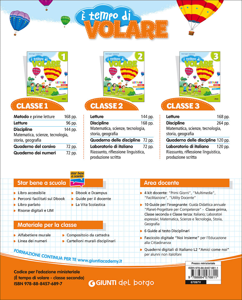 E' tempo di volare 2 - Laboratorio di Italiano. Riflessione linguistica - Produzione scritta