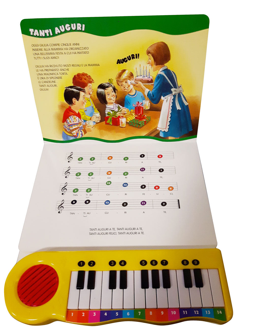 Il Libro Pianoforte. Con 12 famose canzoncine da leggere, cantare e suonare!