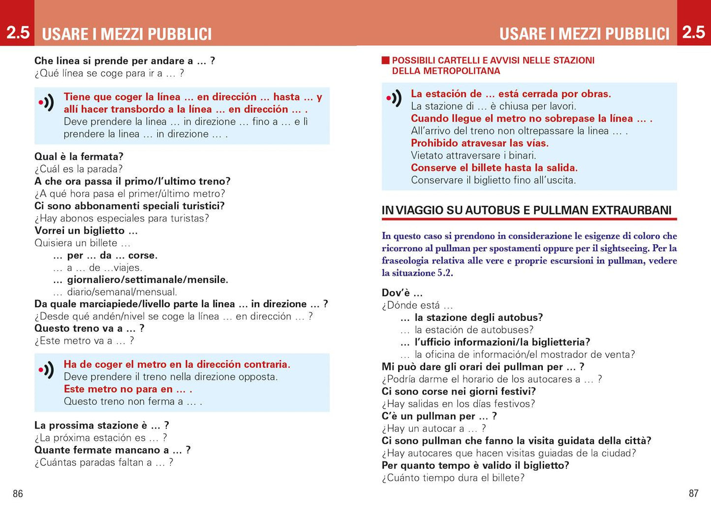 SPAGNOLO PER VIAGGIARE. Frasario/Dizionario