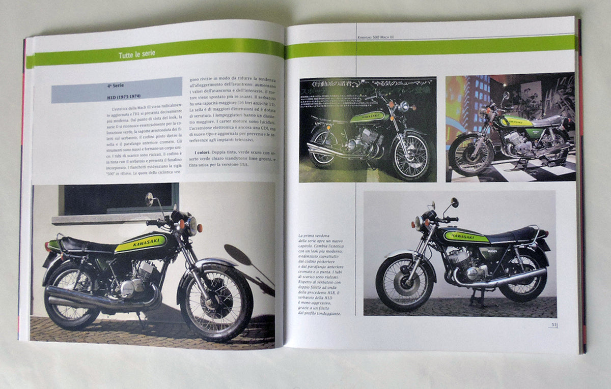 KAWASAKI 500 MACH III . 250, 350 e 400