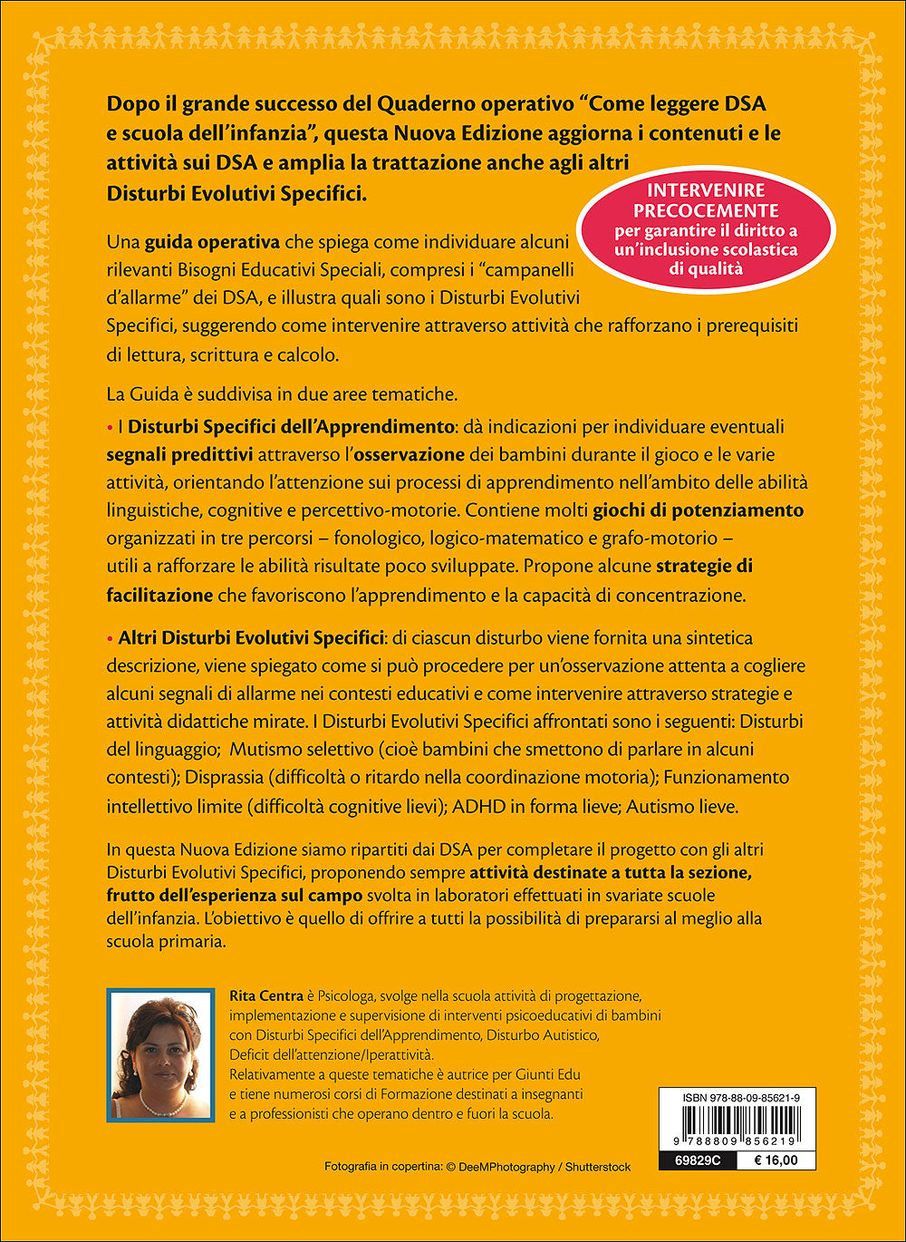 BES e DSA nella scuola dell'infanzia. Difficoltà e Disturbi Evolutivi Specifici: cosa osservare e come intervenire - Attività ludiche per rafforzare i prerequisiti di lettura, scrittura e calcolo
