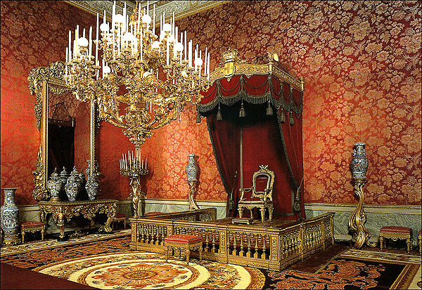 Cartolina. Firenze - Palazzo Pitti. Sala del Trono