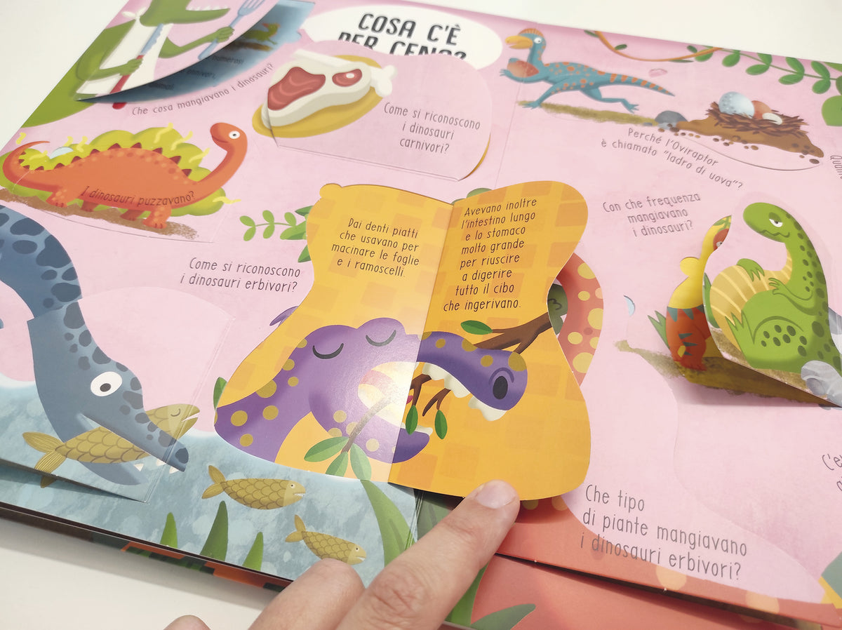 Dinosauri. Solleva le alette e trova le risposte!