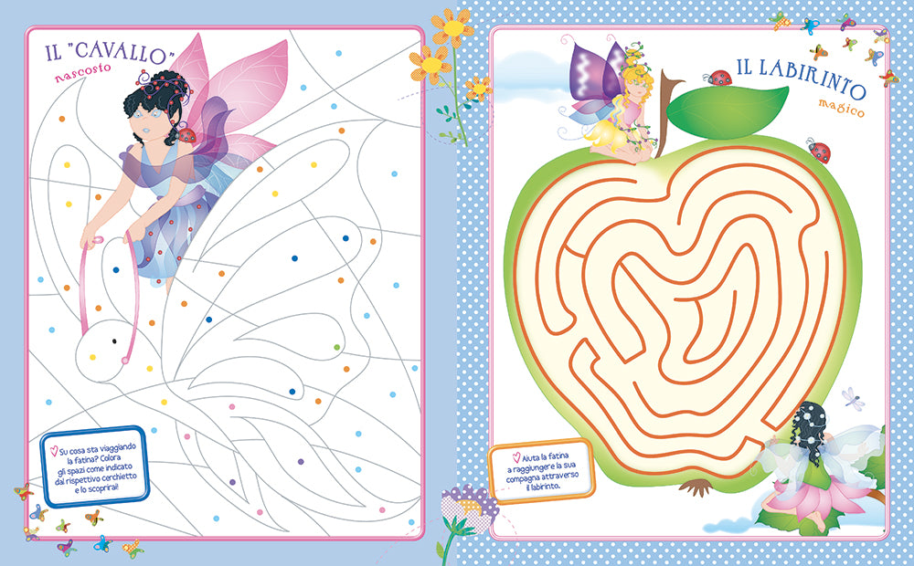 Fare e giocare con fate, principesse e ballerine. Con tanti stickers