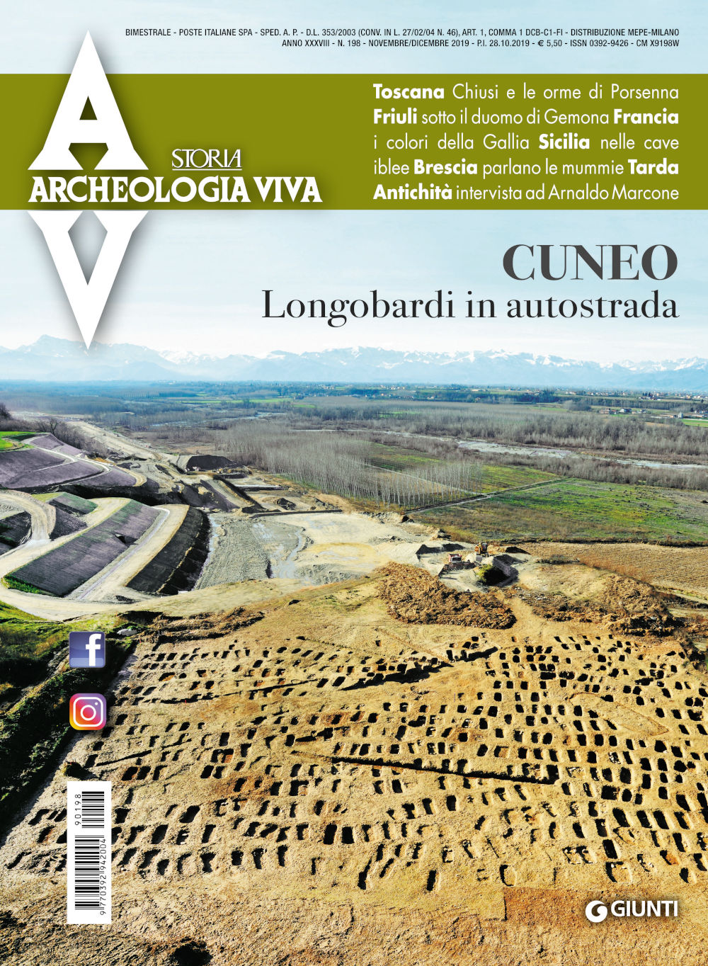 Archeologia Viva n. 198 - novembre/dicembre 2019. Rivista bimestrale