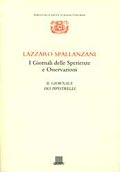 I Giornali delle Sperienze e Osservazioni 3. Il Giornale dei Pipistrelli