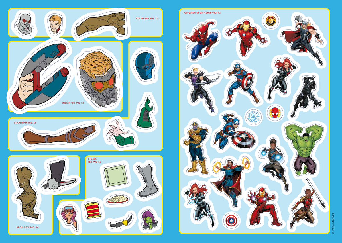 Marvel Staccattacca&colora. I tuoi supereroi