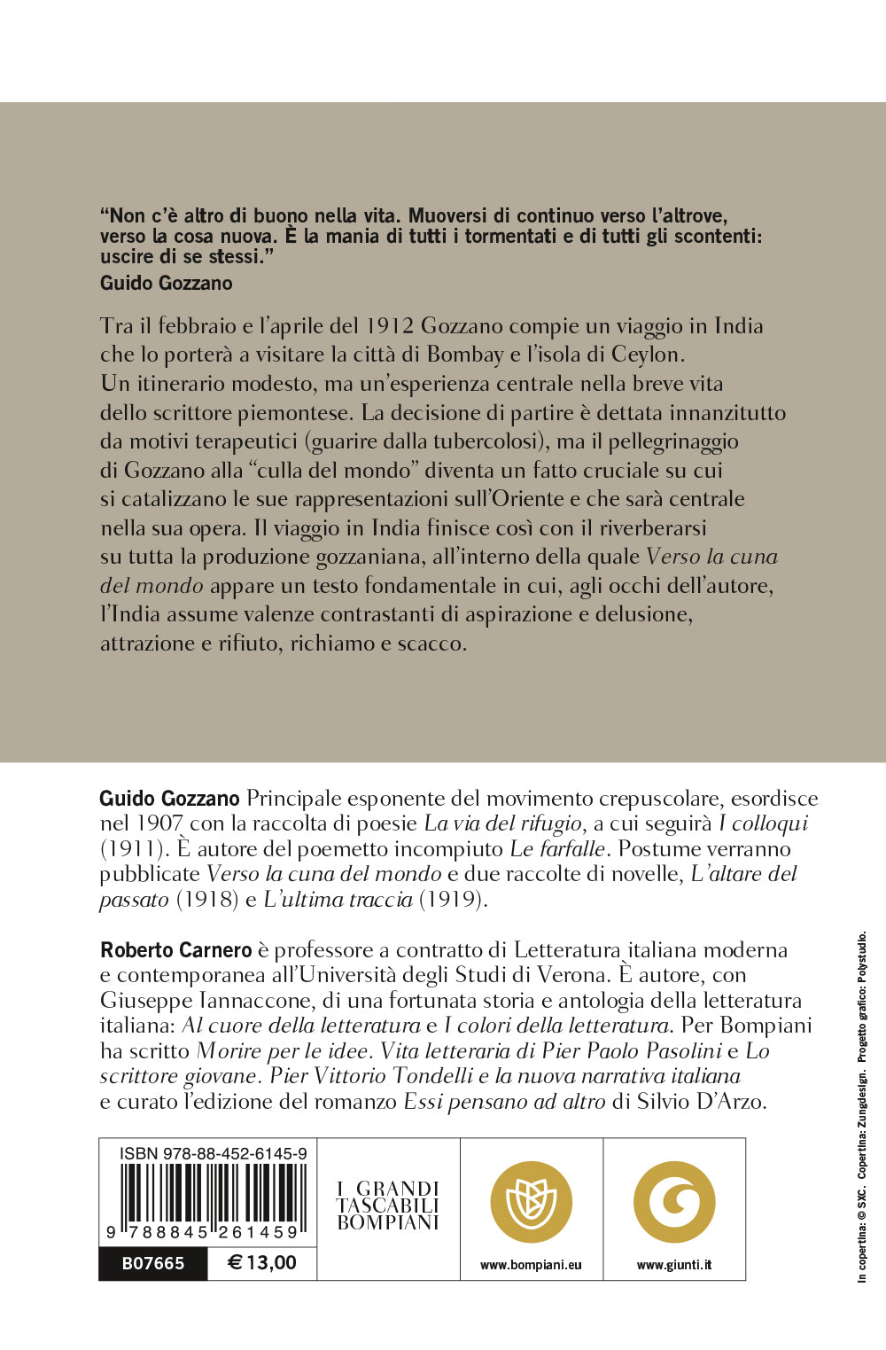 Verso la cuna del mondo. Lettere dall'India