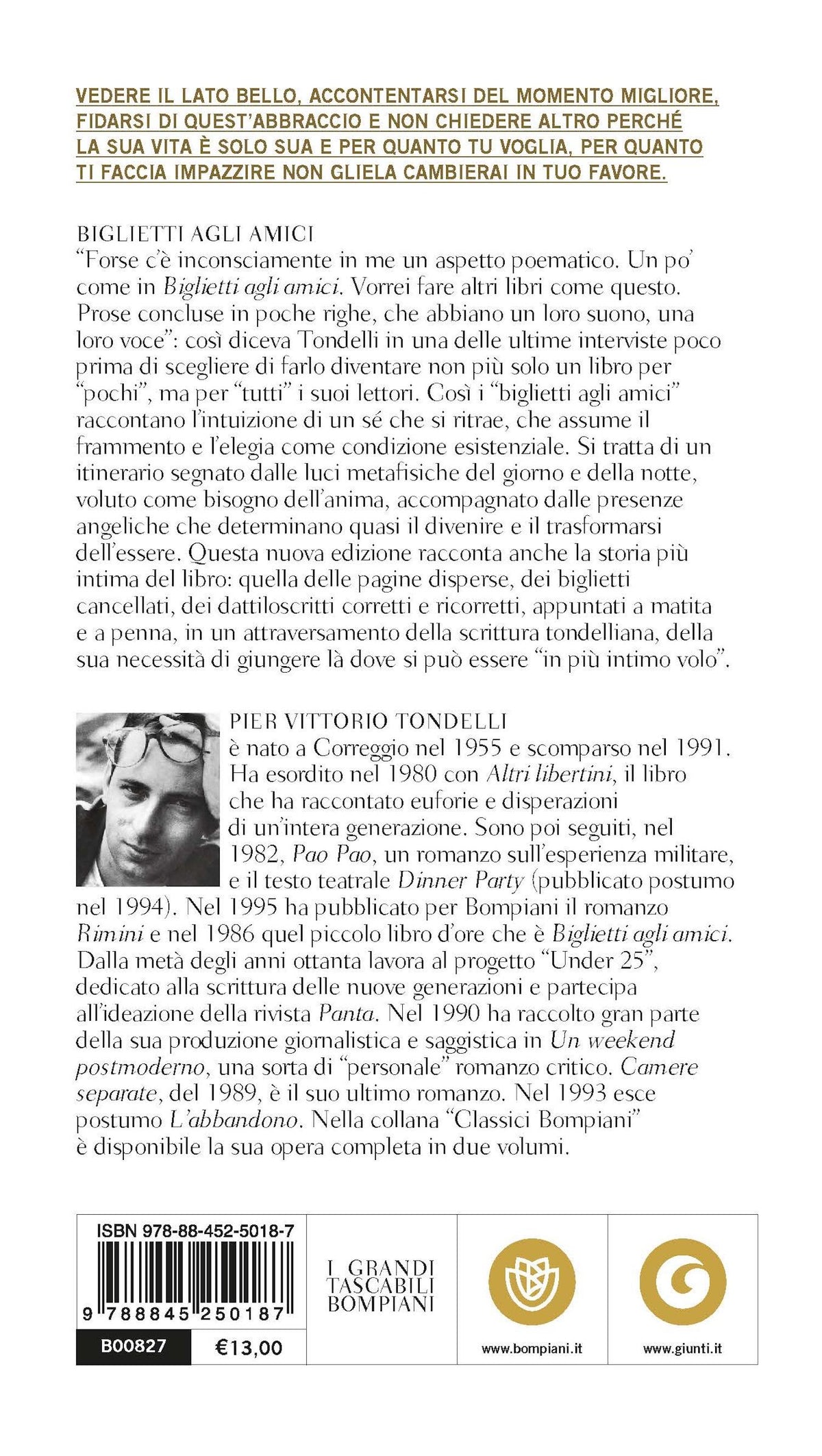 Biglietti agli amici