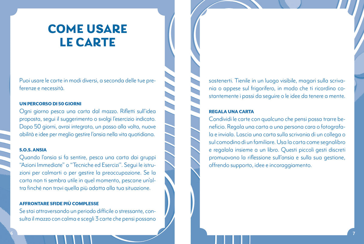 S.O.S Ansia. Le carte del Benessere