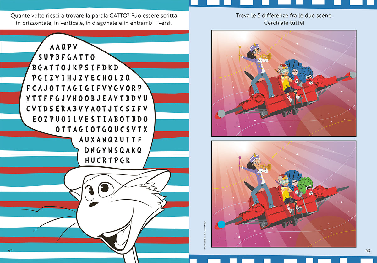 Il gatto col cappello. Libro Activity