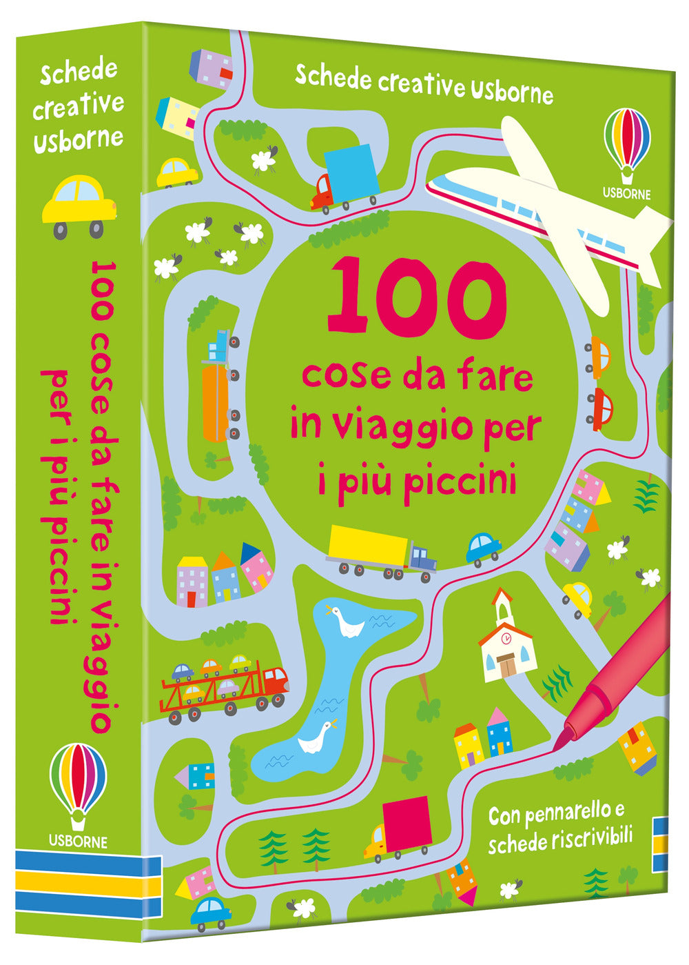 100 cose da fare in viaggio per i più piccini. Ediz. illustrata. Con pennarello