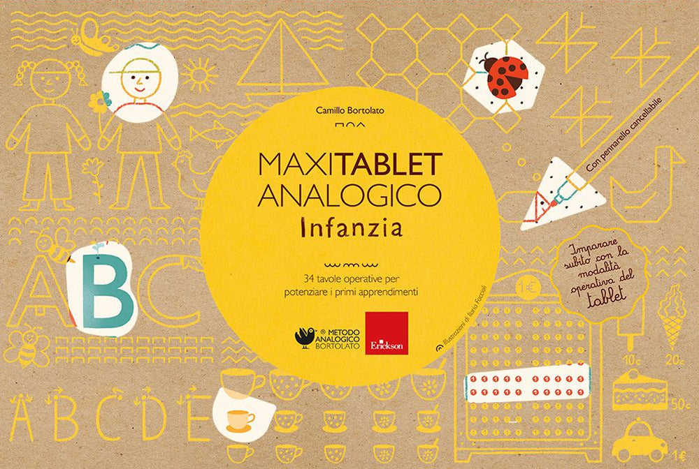 Maxi tablet analogico. Infanzia. 34 tavole operative per potenziare i primi apprendimenti