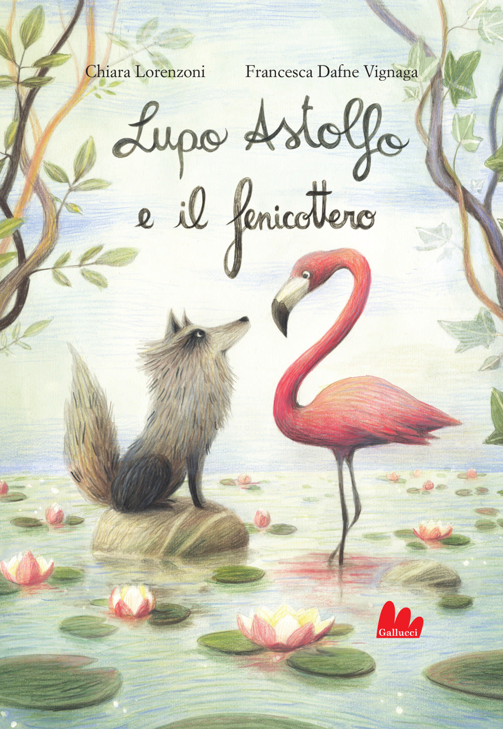 Lupo Astolfo e il fenicottero