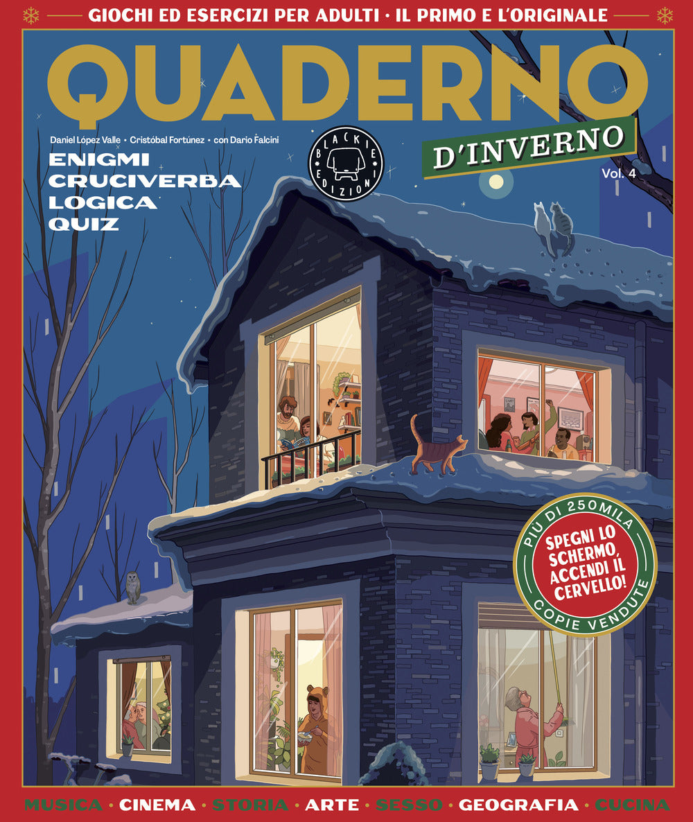 Quaderno di inverno. Giochi ed esercizi per adulti. Vol. 4