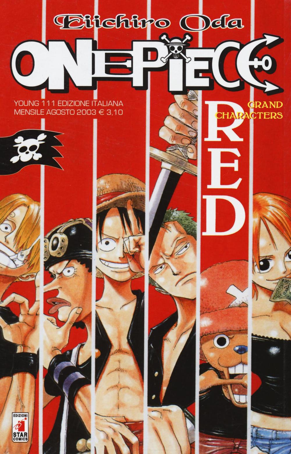 One piece red.