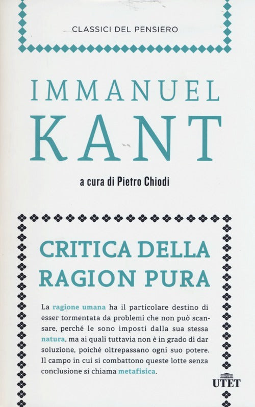 Critica della ragion pura