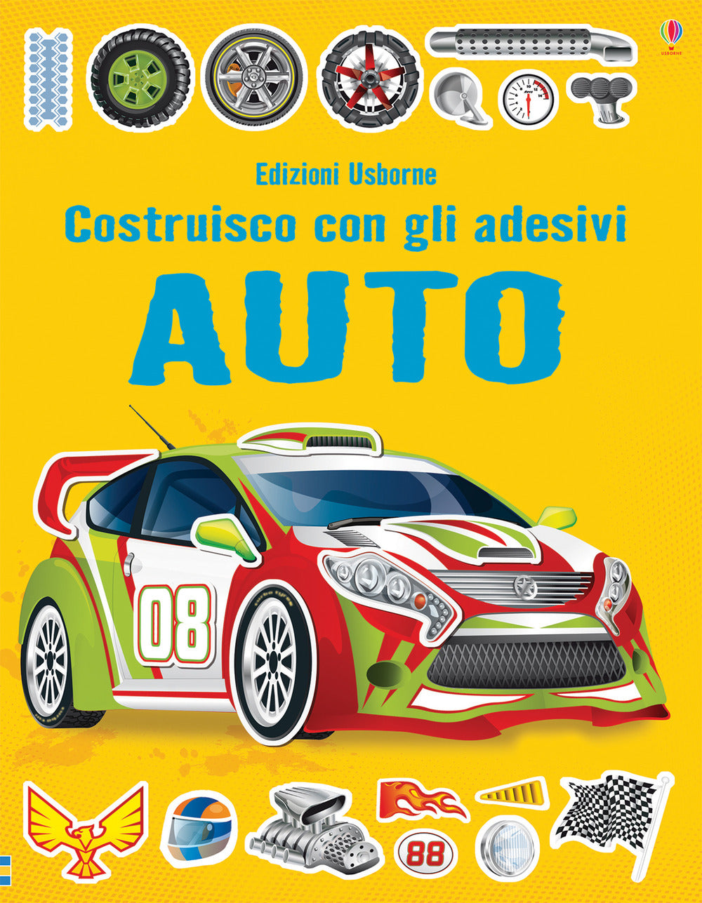 Auto. Costruisco con gli adesivi. Ediz. a colori.