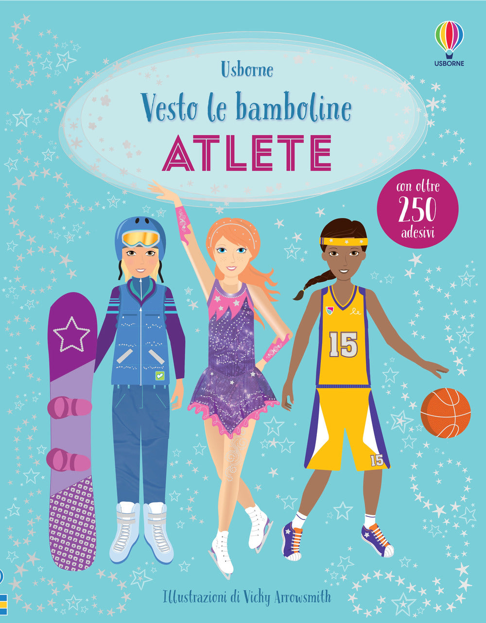 Atlete. Vesto le bamboline. Con adesivi. Ediz. a colori.