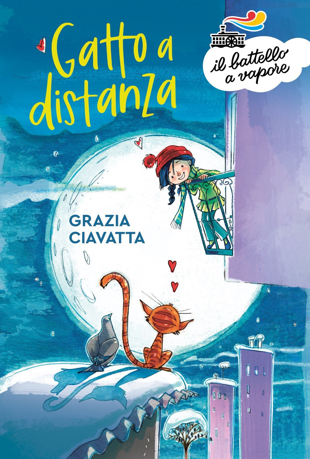 Gatto a distanza.