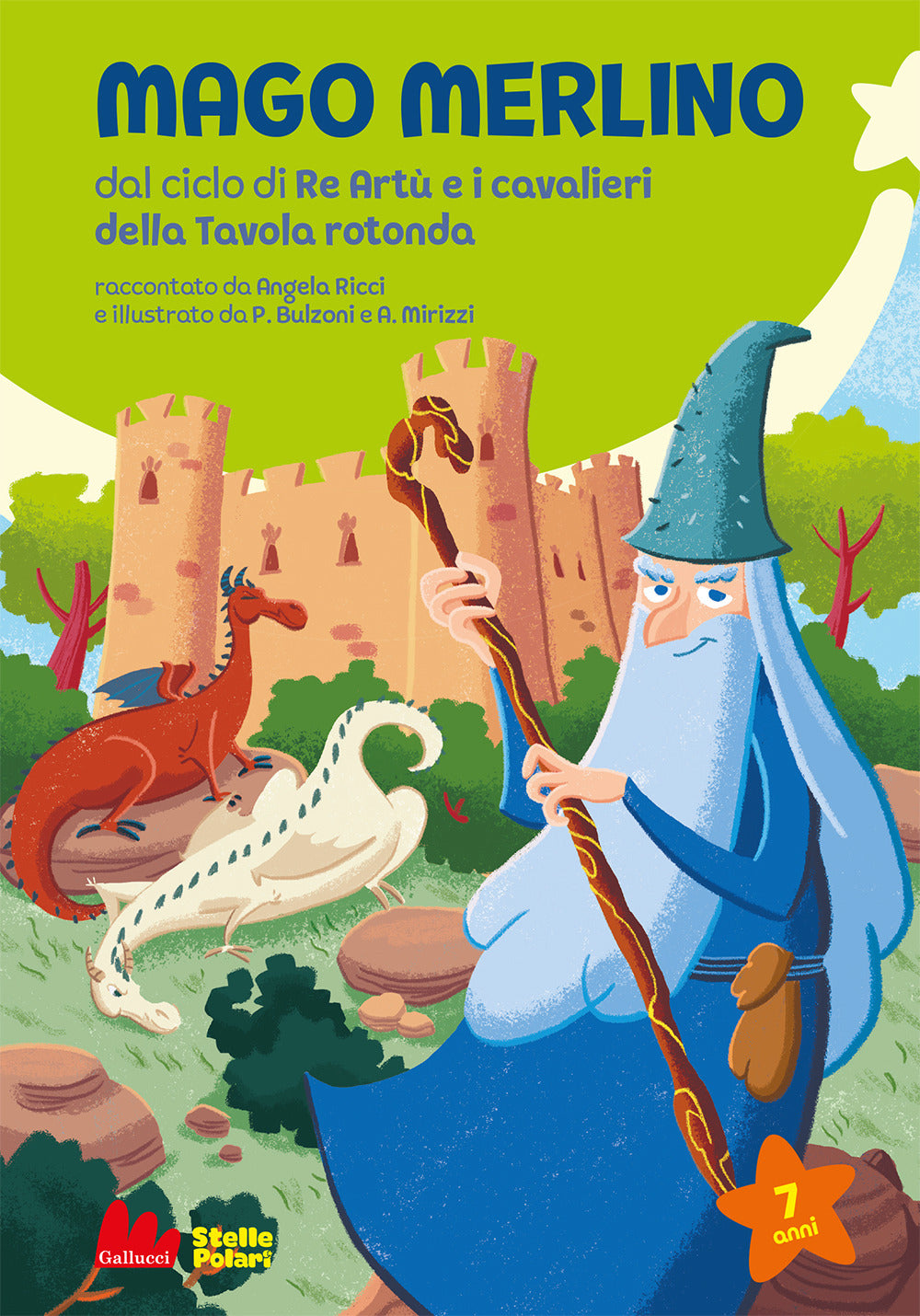 Mago Merlino da ciclo di Re Artù e i cavalieri della Tavola rotonda.