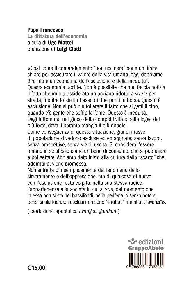 La dittatura dell'economia