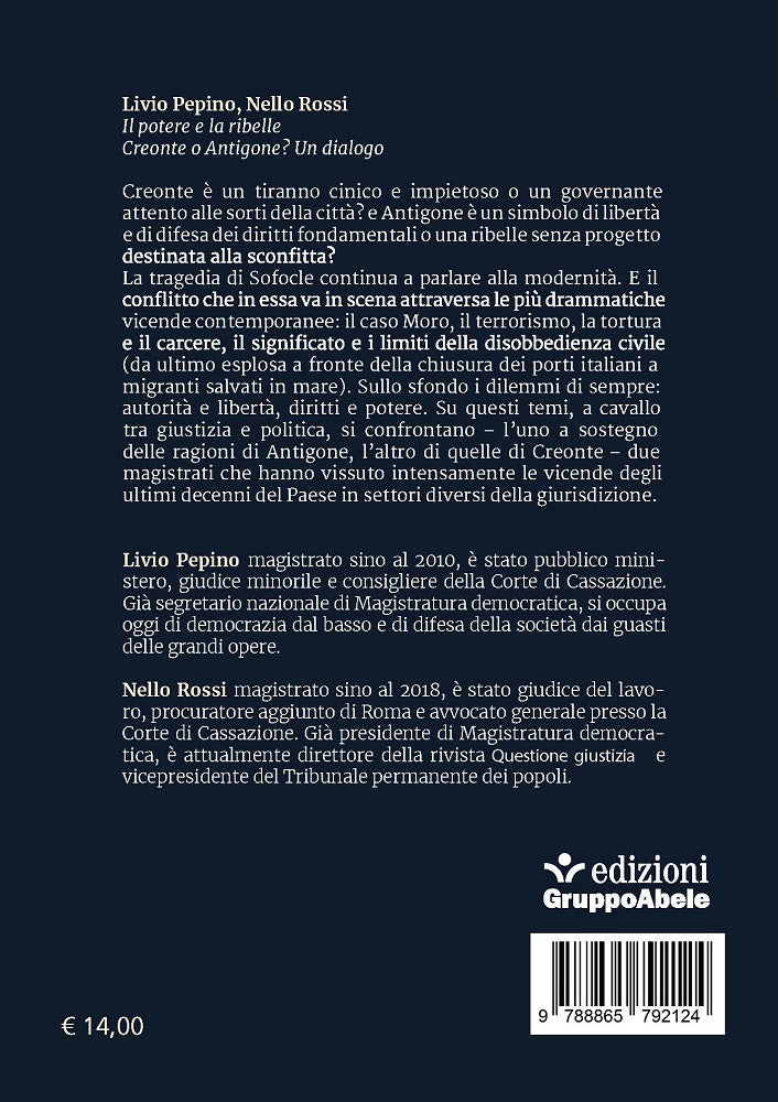 Il potere e la ribelle. Creonte o Antigone? Un dialogo
