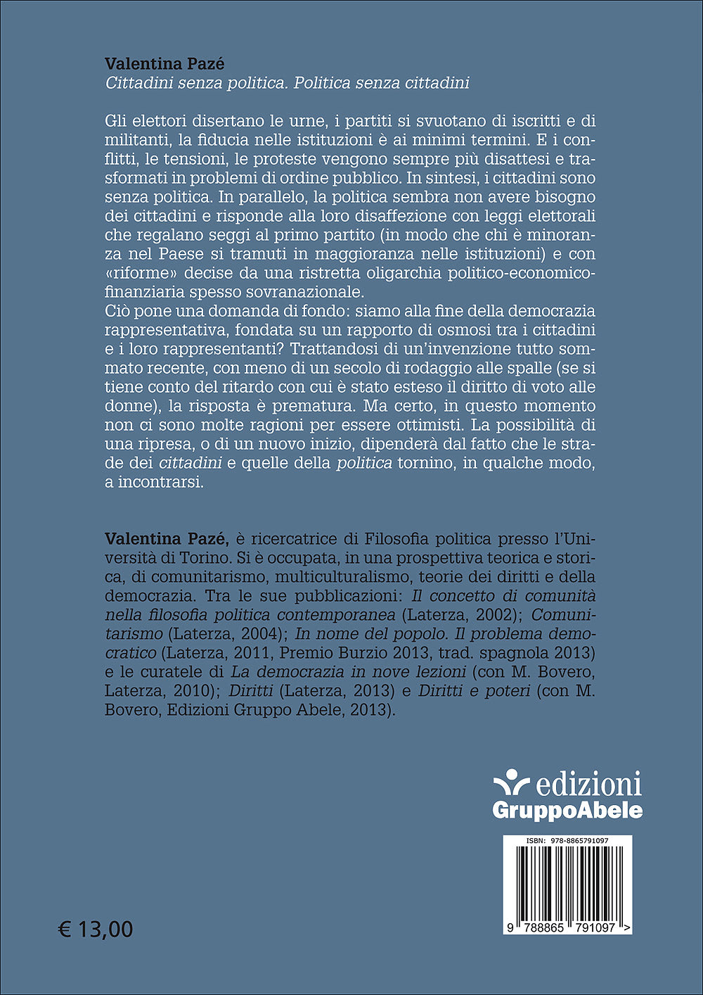 Cittadini senza politica. Politica senza cittadini