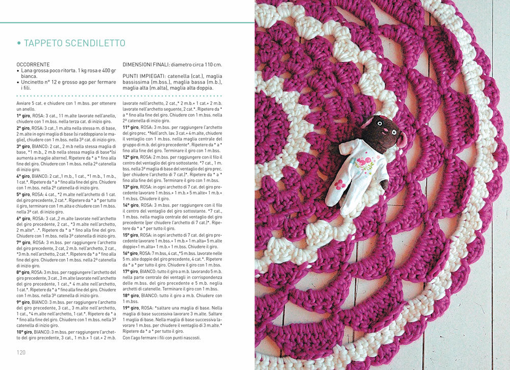 Scuola di uncinetto. con un’intera parte dedicata al MEGA SIZE CROCHET la nuova frontiera dell’uncinetto