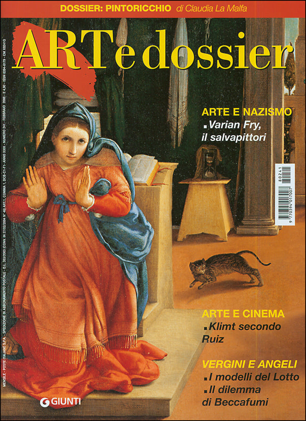 Art e dossier n. 241, febbraio 2008. allegati a questo numero il dossier: PINTORICCHIO di Claudia La Malfa e l'inserto redazionale: 100 Mostre