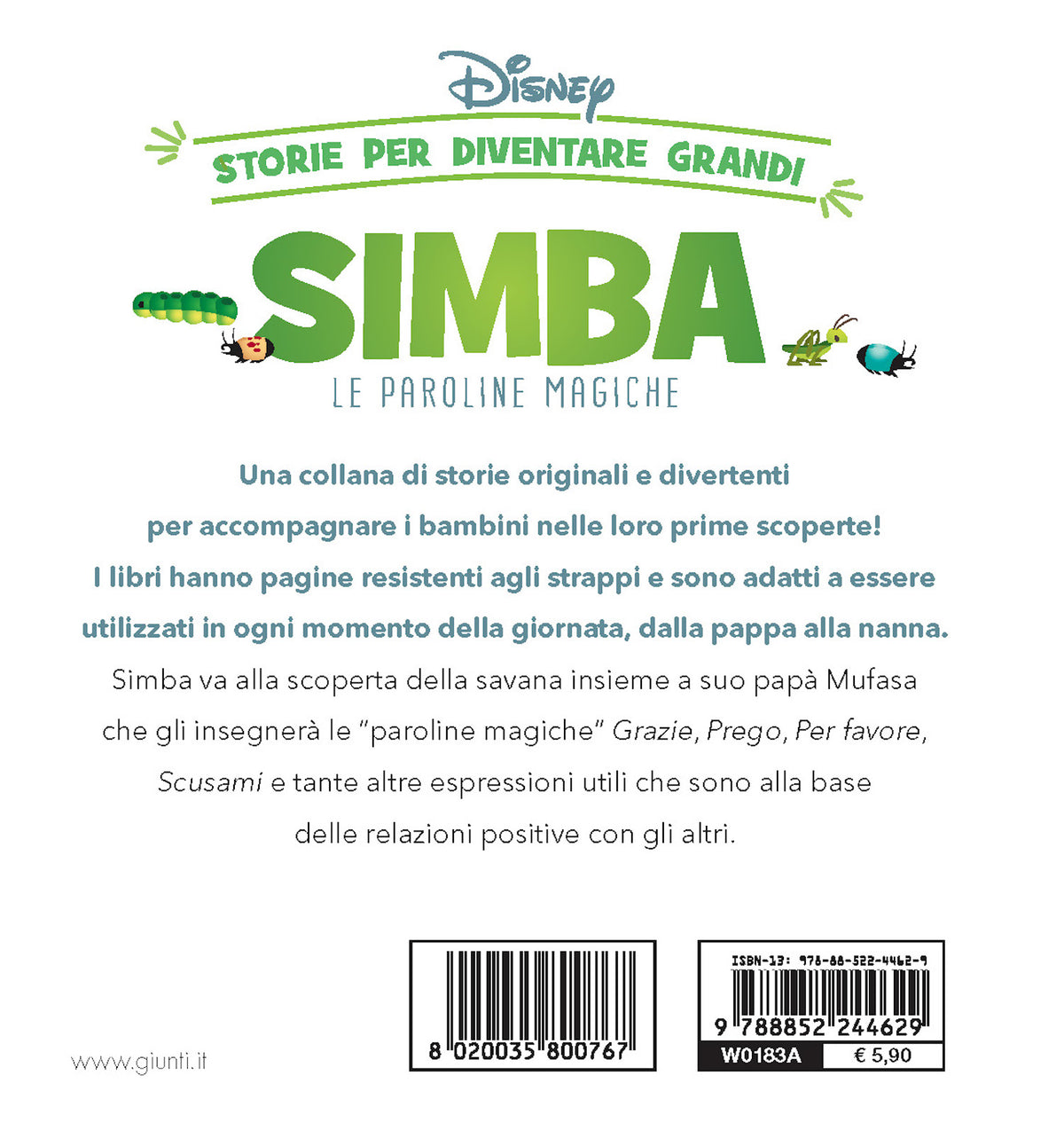 Disney Storie per diventare grandi - Simba Le paroline magiche