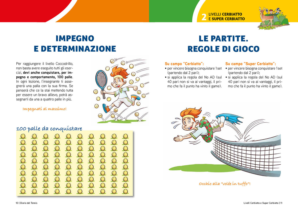 Diario del Tennis livello Cerbiatto