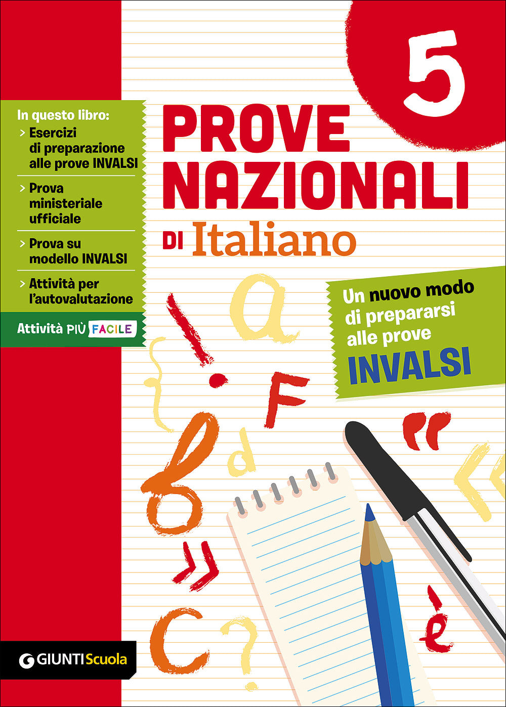 Prove Nazionali di Italiano 5 - Un nuovo modo di prepararsi alle prove INVALSI