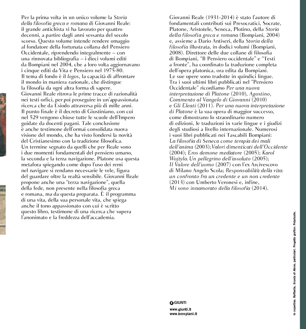 Storia della filosofia greca e romana
