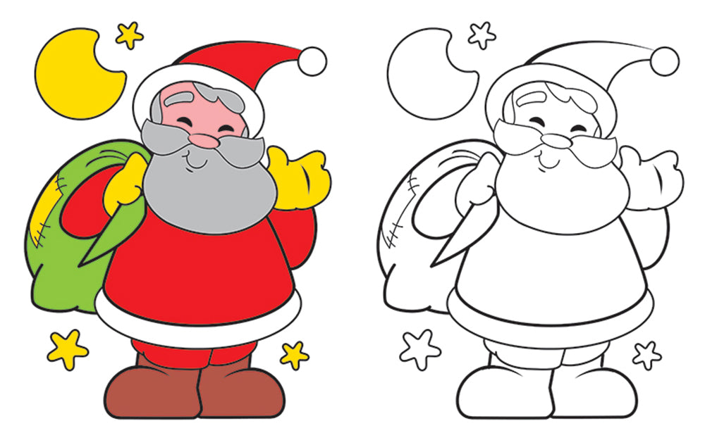 Colorare in 3D - Natale. Tante pagine da colorare tanti soggetti da costruire