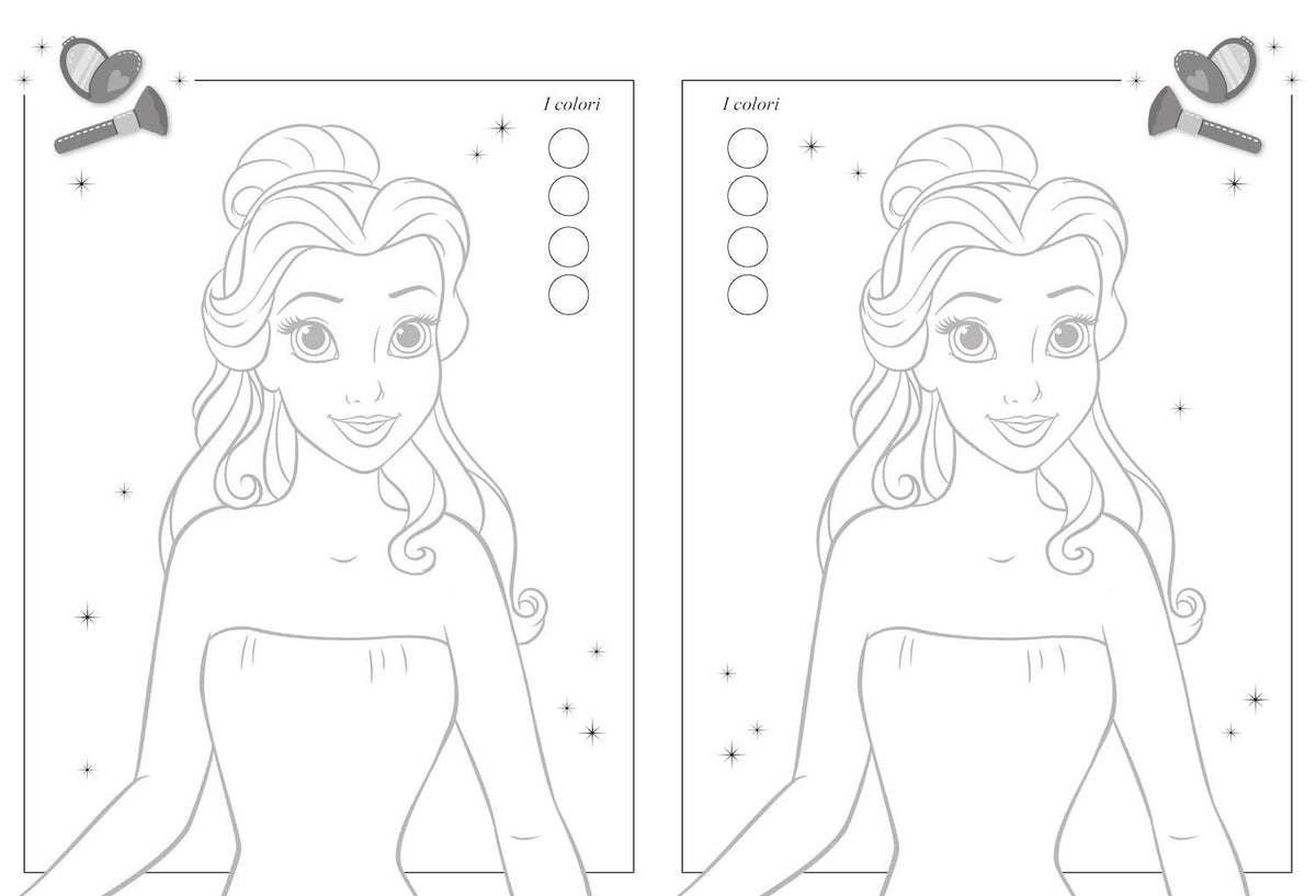 Principesse Disney Vesti la moda. Cenerentola, Belle e Tiana - 6 fogli di adesivi