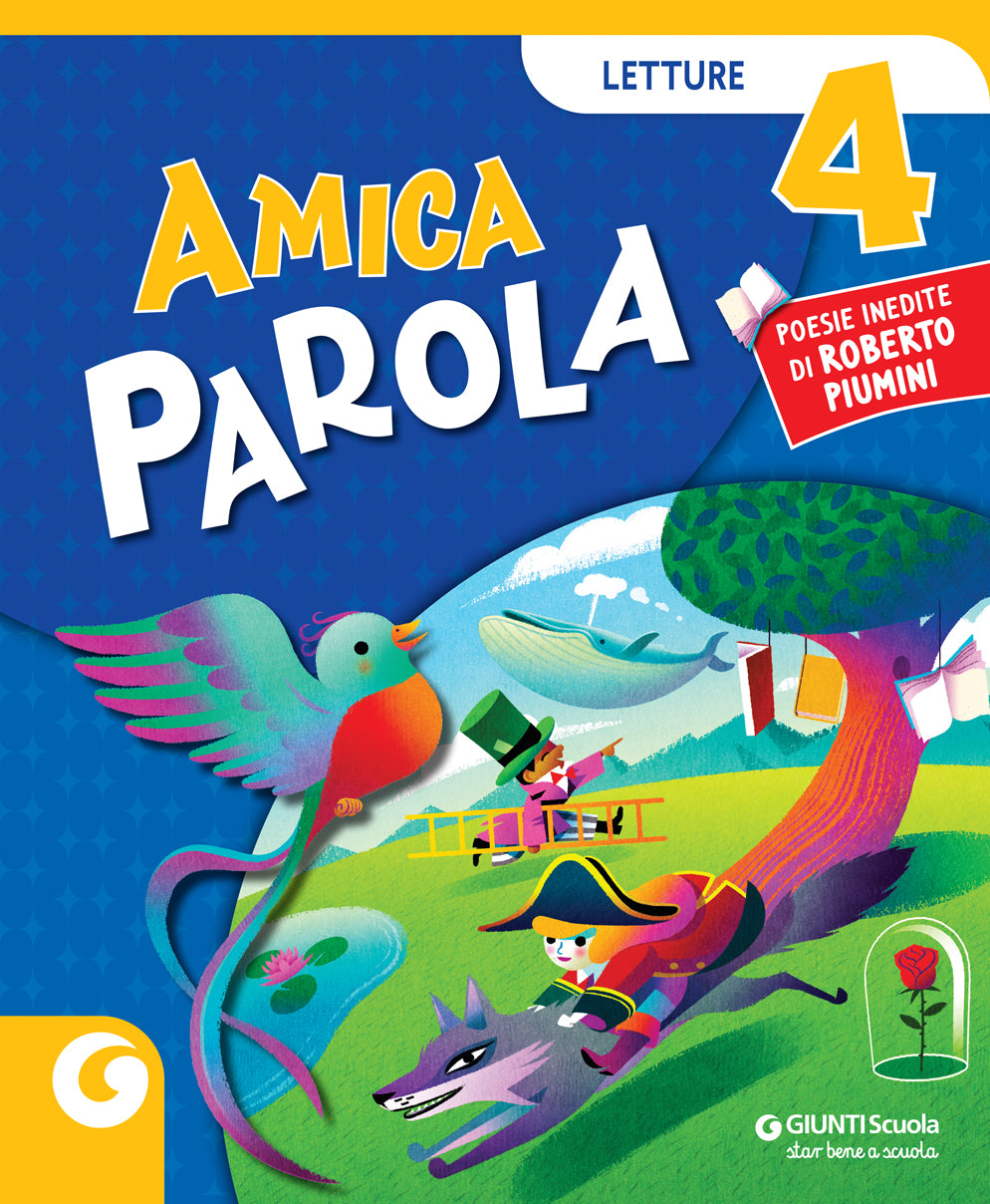 AMICA PAROLA  - cl 4 Letture. Sussidiario dei Linguaggi