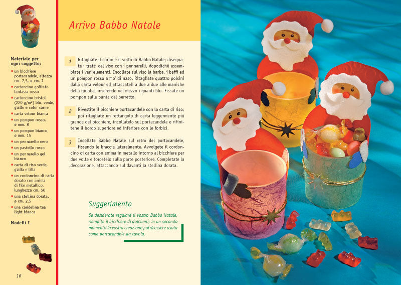 Creazioni natalizie per bambini con materiale riciclato