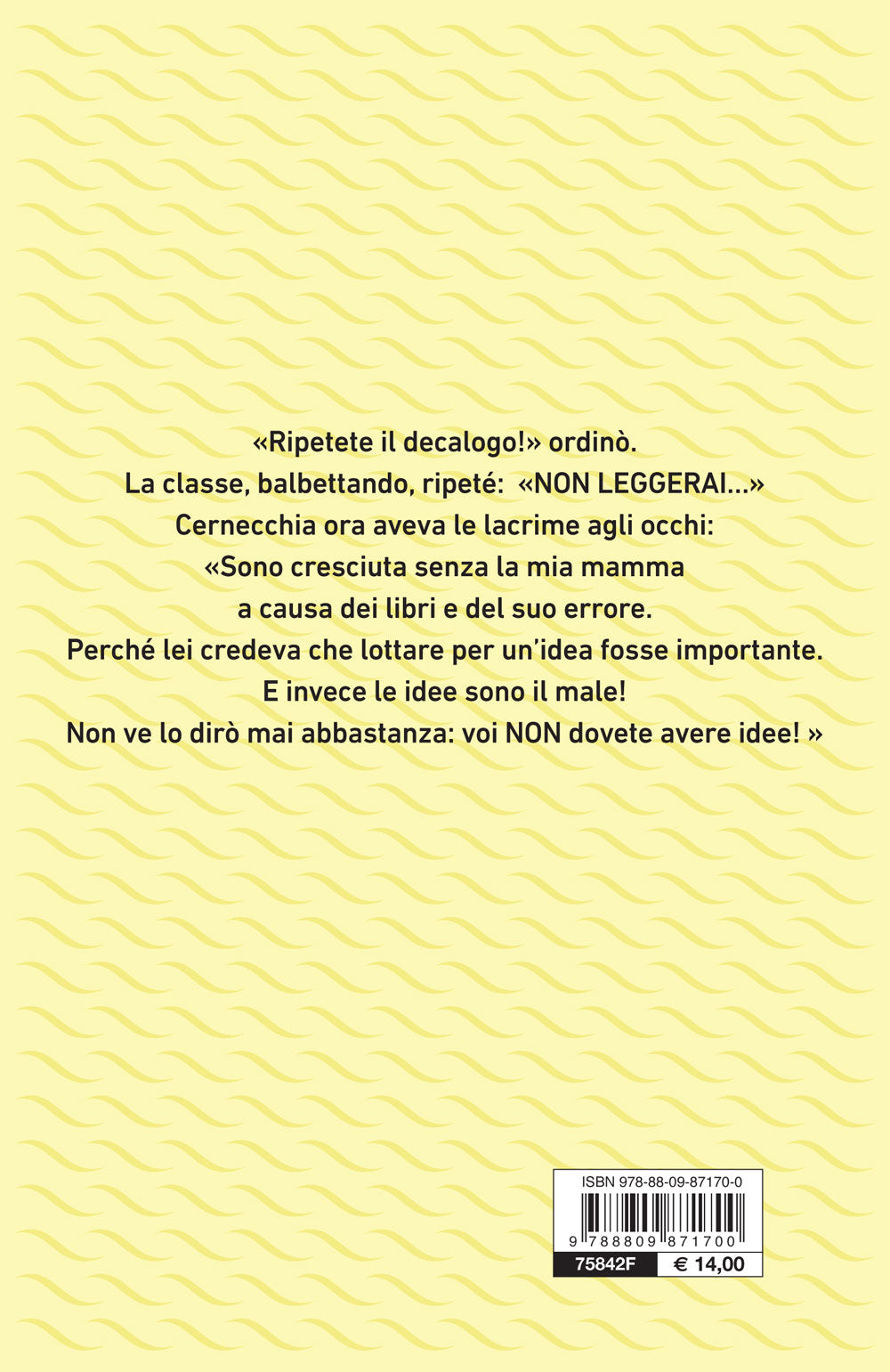 Non leggerai