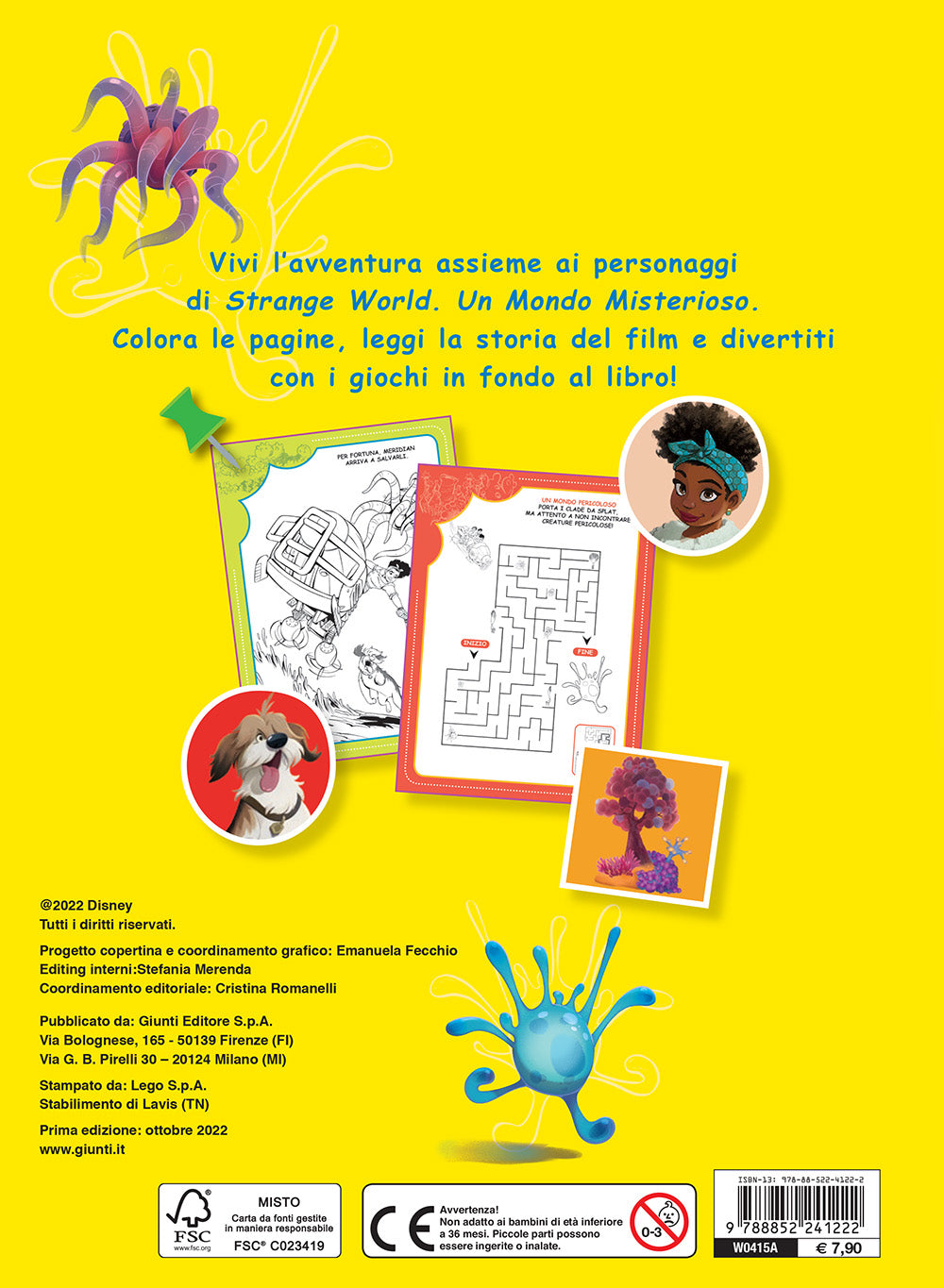 Strange World 100 Pagine per colorare, leggere, giocare. Un mondo misterioso