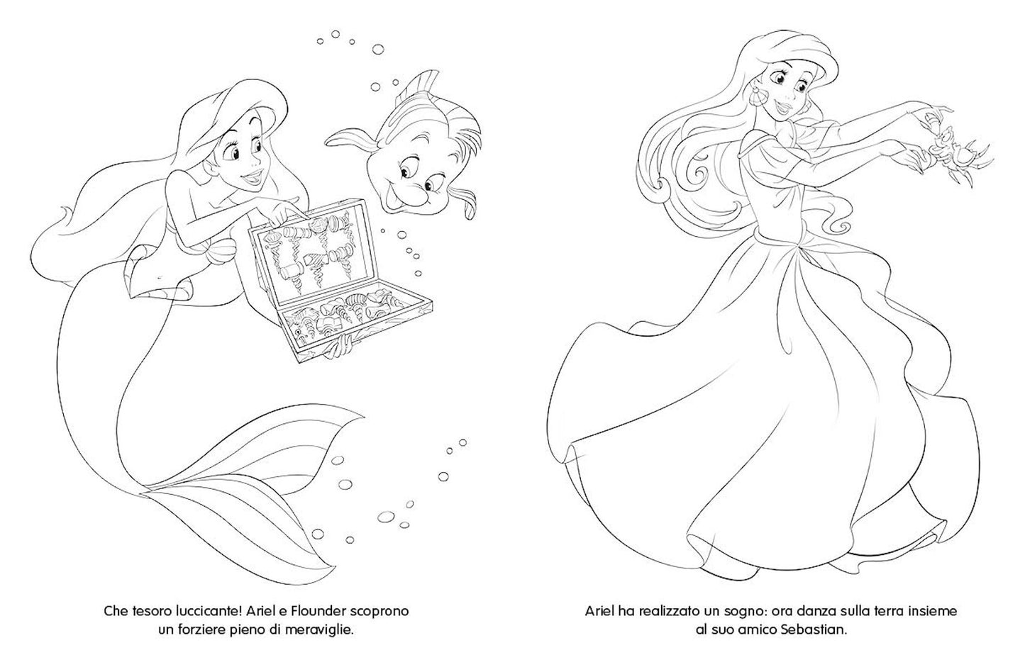 Disney Princess Amiche per sempre Libro Pastello. 12 Mini pastelli per colorare!