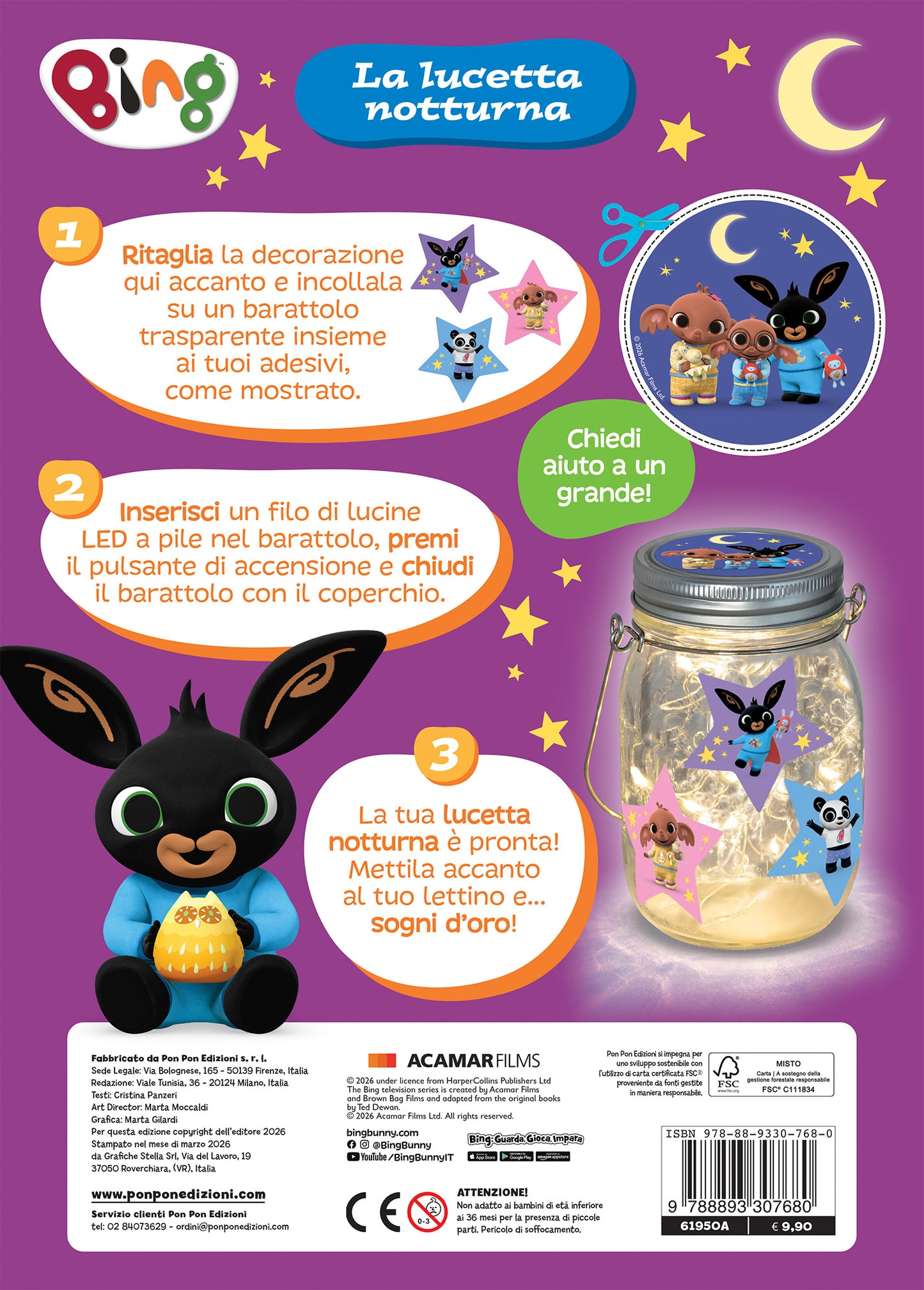 Bing. Activity con gadget. Giochiamo con il buio + Torcia