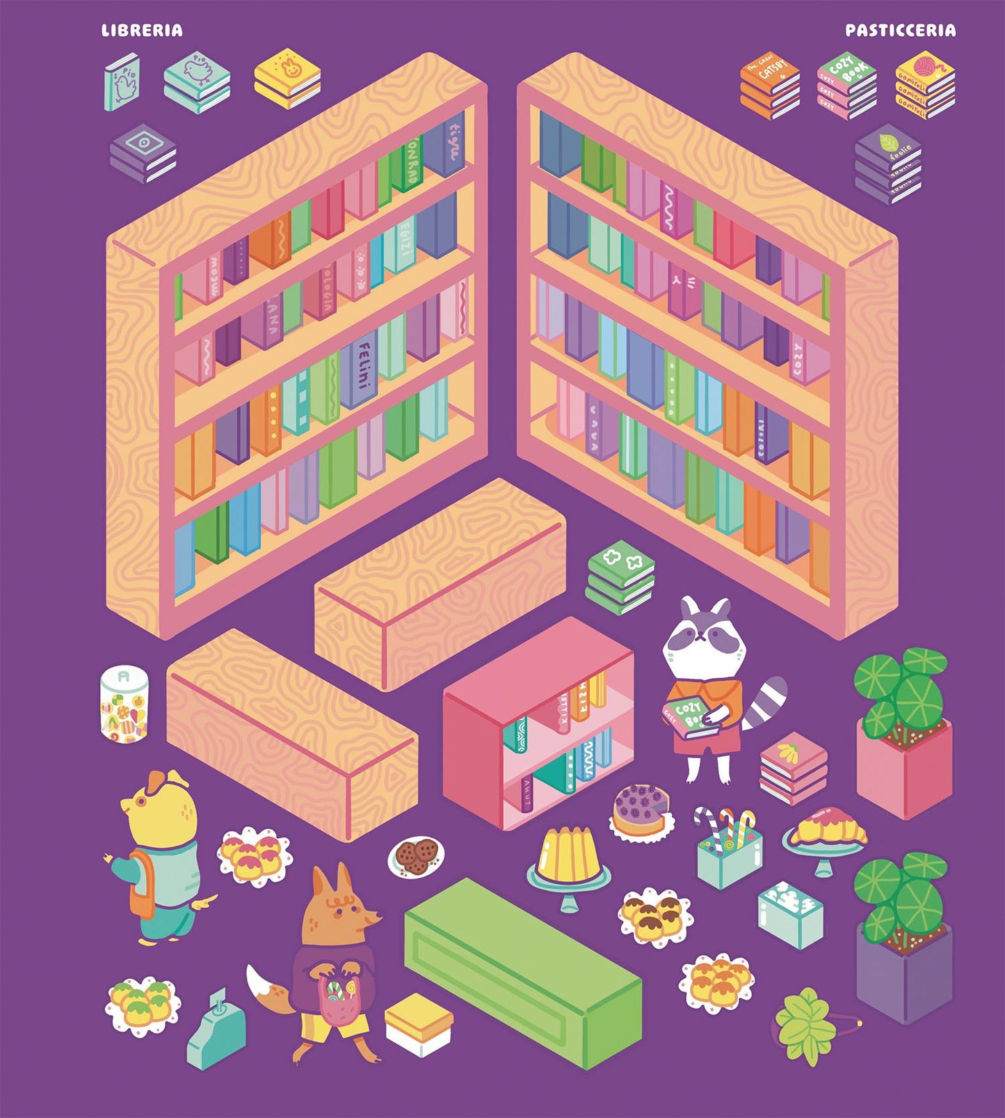 Negozi. Cozy Stickers
