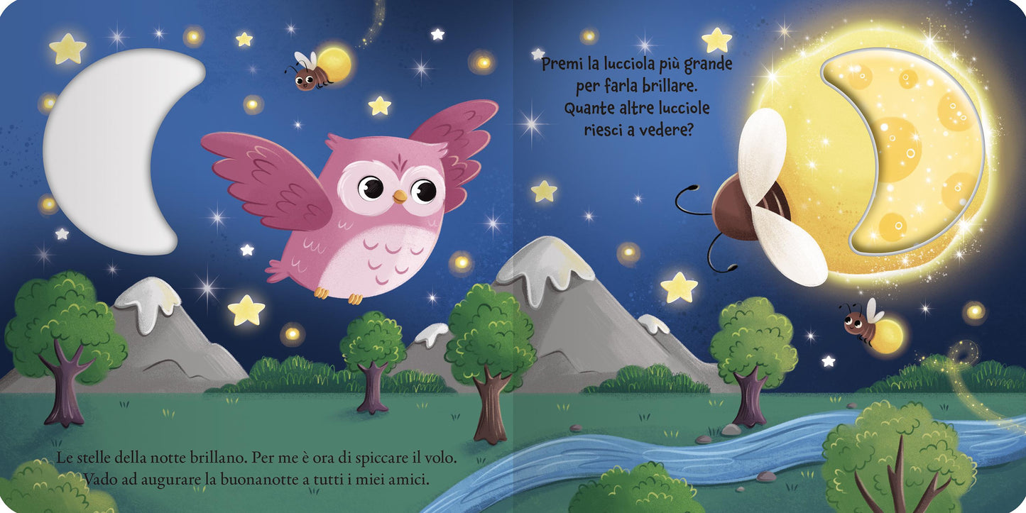 Buonanotte. Premi la luce a falla brillare!